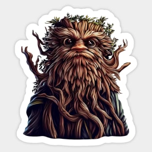 Fantasy shepherd of trees Sticker